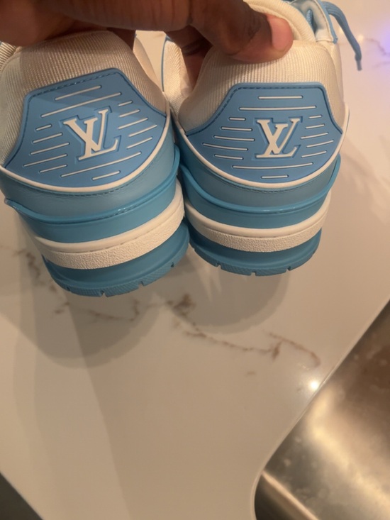 Louis Vuitton Other - Louis Vuitton Men’s Sneakers in Light Blue and White